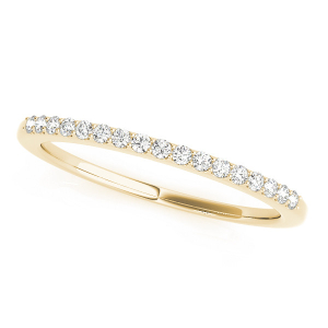 Addy Lab-Created Yellow Gold Prong Three Quarter Eternity Diamond Ring