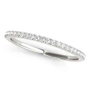 Jaisley 0.12 Carat Lab-Created Round cut Prong Three Quarter Eternity Diamond Ring