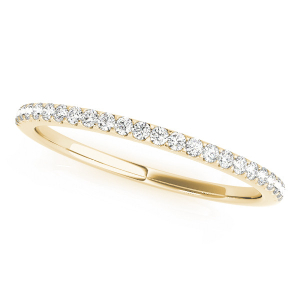 Jaisley Lab-Created Yellow Gold Prong Three Quarter Eternity Diamond Ring