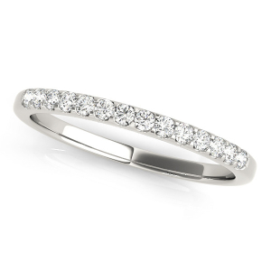 Avelyn 0.20 Carat Lab-Created Round cut Prong Three Quarter Eternity Diamond Ring