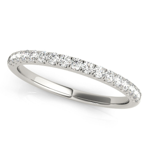 Lilyrose 0.25 Carat Lab-Created Round cut Prong Three Quarter Eternity Diamond Ring
