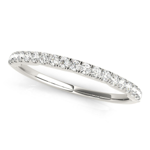 Aalani 0.33 Carat Lab-Created Round cut Prong Three Quarter Eternity Diamond Ring
