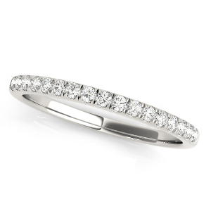 Lunna 0.16 Carat Lab-Created Round cut Prong Three Quarter Eternity Diamond Ring