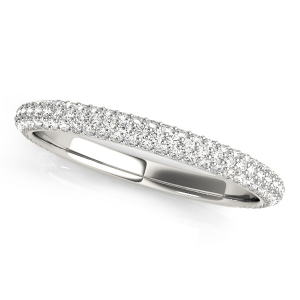 Brinkley Lab-Created Round cut Pave-Set  Diamond Ring