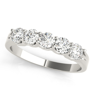 Salma 0.50 - 2.50 Carat Lab-Created Round cut 4 Prong  5 Stone Diamond Ring