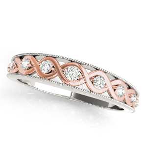  Cik Natural Yellow Gold Diamond for Women Wedding Ring