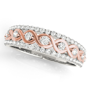 Camarin Natural White Gold Diamond for Women Wedding Ring