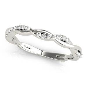 Chamorra Natural White Gold Diamond for Women Wedding Ring