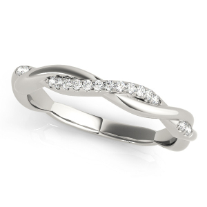 Celosia Natural White Gold Diamond for Women Wedding Ring