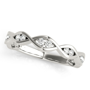 Chimeg Natural White Gold Diamond for Women Wedding Ring