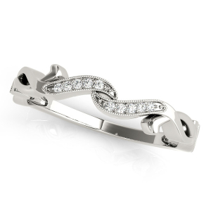 Chewa Natural White Gold Diamond for Women Wedding Ring
