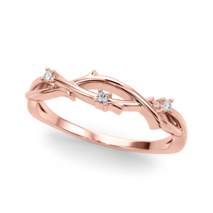 Calisha Lab-Created Rose Gold Diamond for Women Wedding Ring