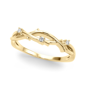 Calisha Lab-Created Yellow Gold Diamond for Women Wedding Ring