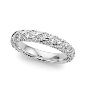  Custans Lab-Created Round cut Diamond for Women Wedding Ring