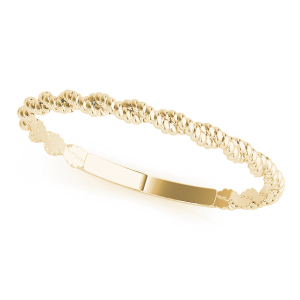 Cyane Yellow Gold Plain for Women Wedding Ring