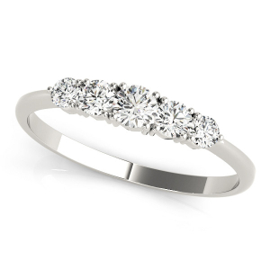 Charlene 0.25 Carat Lab-Created Round cut Prong 5 Stone Diamond Ring
