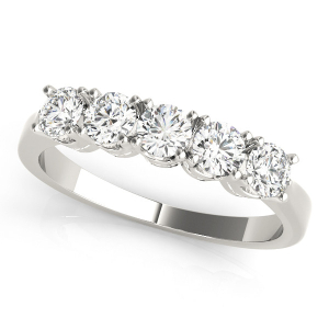 Giovanna 0.25 - 1.00 Carat Lab-Created Round cut 4 Prong  5 Stone Diamond Ring