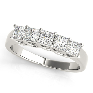 Semaj Lab-Created Prong-Set  Diamond Ring