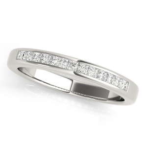 Yarine Lab-Created Channel-Set  Diamond Ring