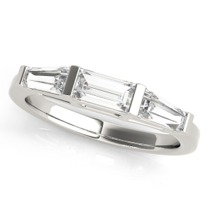 Lariah Lab-Created Bar-Set Trilogy Diamond Ring