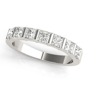 Aili Lab-Created Bar-Set  Diamond Ring