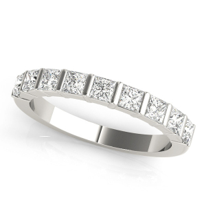 Xilenia Lab-Created Bar-Set  Diamond Ring