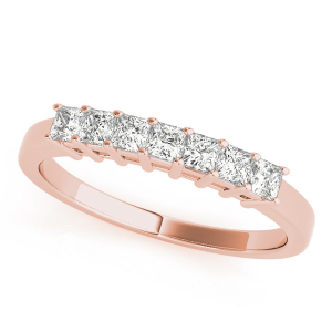 Rosina Lab-Created Rose Gold Prong-Set Men's Wedding Diamond Ring