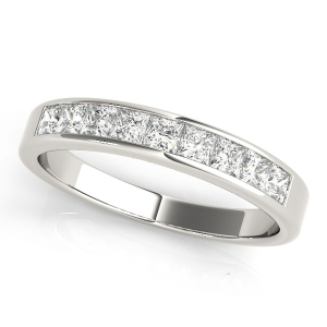 Adelynne Lab-Created Channel-Set  Diamond Ring