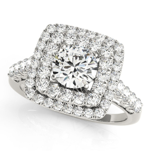 Luiza Natural Halo Diamond Ring