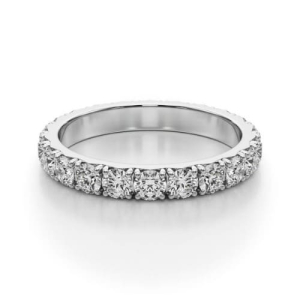 Ellory Lab-Created White Gold 4 Prong  Diamond Ring
