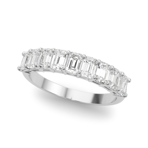Antonia Lab-Created Prong Half Eternity Diamond Ring