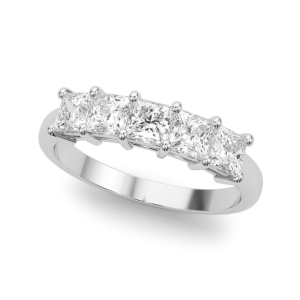 Aubrielle Lab-Created Prong 5 Stone Diamond Ring