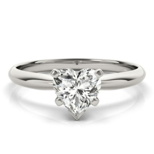 Donia Natural 4 Prong Solitaire Diamond Ring