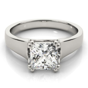 Dortha Lab-Created Diamond Double Prong Classic Solitaire Engagement Ring