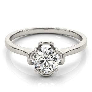 Leighton Lab-Created Diamond Round cut  Classic Solitaire Engagement Ring