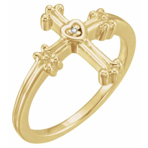 Erkengota Natural Rose Gold Everyday Diamond Ring
