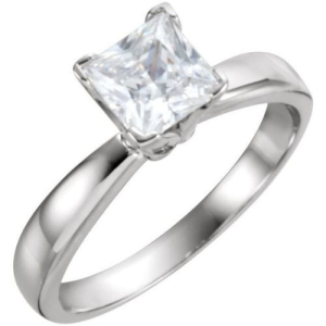 Marcia Natural 4 Prong Solitaire Diamond Ring
