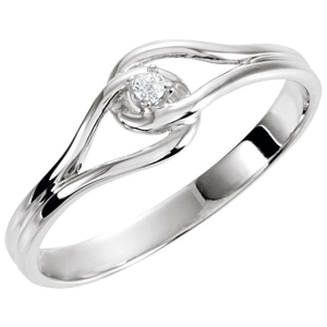 Maeleigh Natural Round cut 4 Prong  Solitaire Diamond Ring