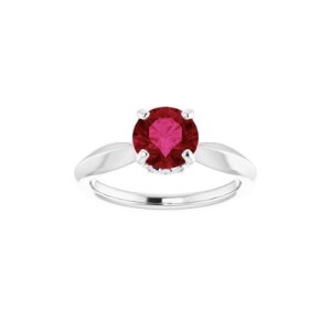 Myanna Lab Grown Ruby 4 Prong 