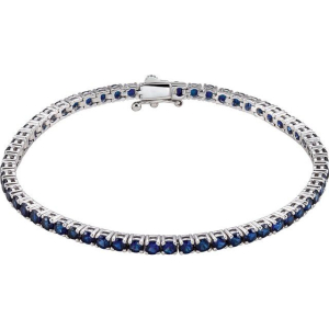 Trenna Blue Sapphire Silver  Bracelet