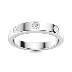 Alvyn Natural Diamond for Men Wedding Ring