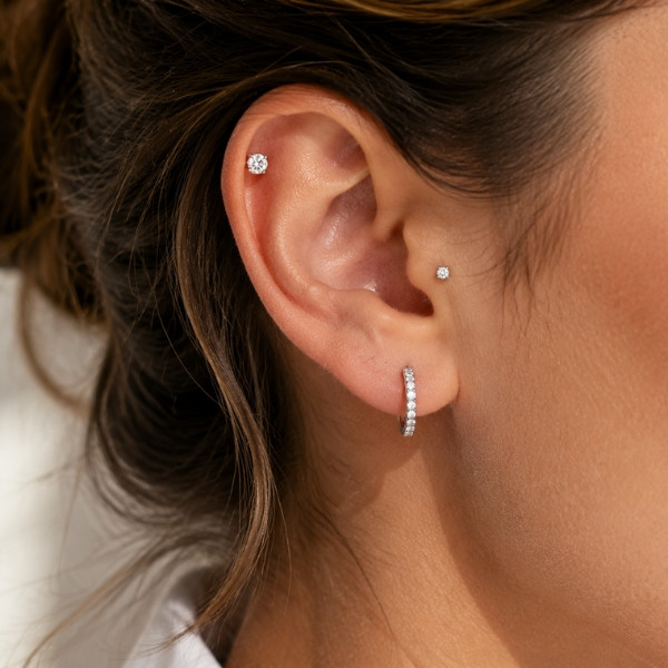 The Best Metals for Cartilage Earrings: A UK Fine Jewellery Guide