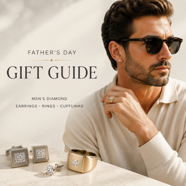 Father's Day Gift Guide 2026: Men's Diamond Earrings, Rings & Cufflinks