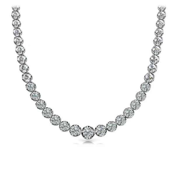 Tennis Necklaces >