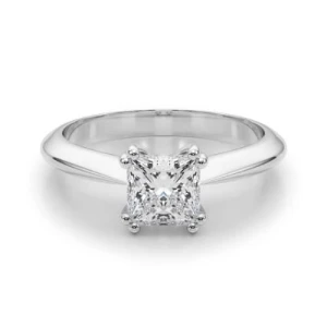 Magnolia Natural Double Prong Solitaire Diamond Ring