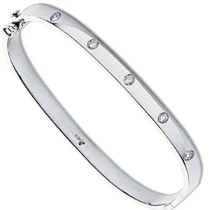 Sheena Lab Grown Diamond White Gold  Bracelet