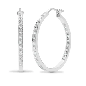 Kailee Natural Yellow Gold 4 Prong  Diamond Earrings