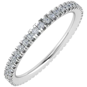Evvie Lab-Created Prong  Diamond Ring