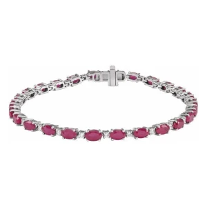 Trayce Natural Ruby Yellow Gold 