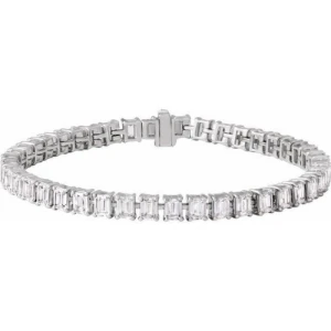 Ryanne Natural Diamond 4 Prong  Bracelet